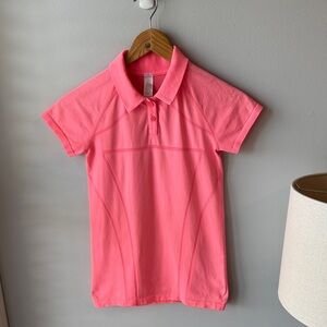 Lululemon Ivivva Fly Tech Polo in Neon‎ Pink
